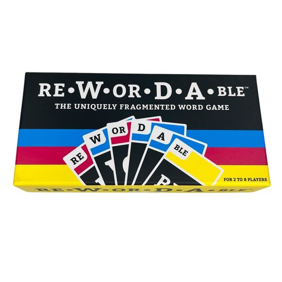 Rewordable The Uniquely Fragmented Word Game by Allison Parrish NEW - Picture 1 of 9